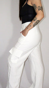 CALÇA CARGO BRANCO