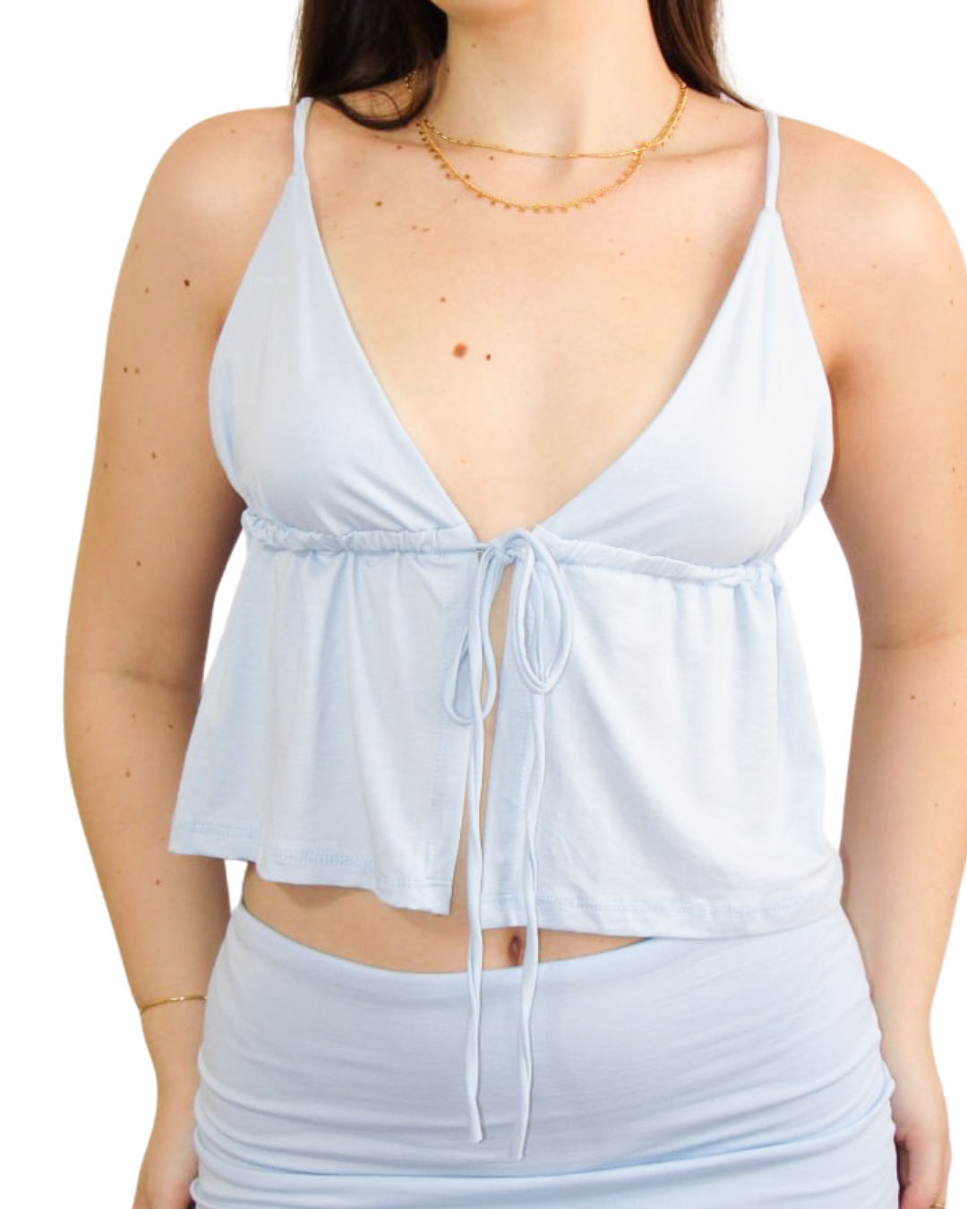 BLUSA AMARRAÇÃO AZUL