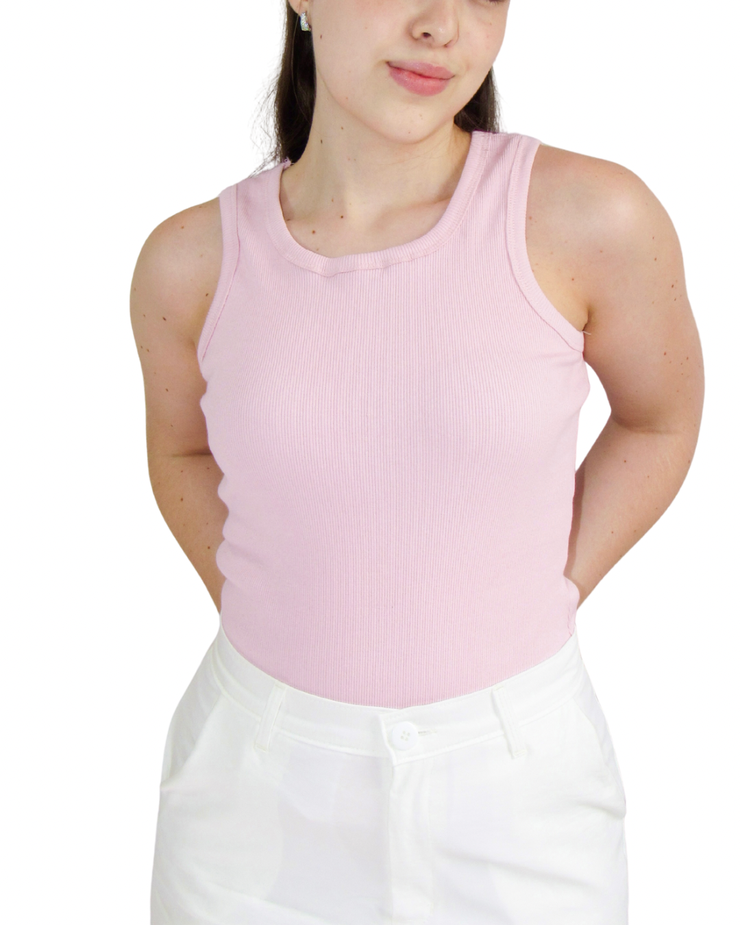 REGATA CANELADA ROSA