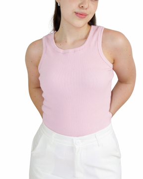 REGATA CANELADA ROSA