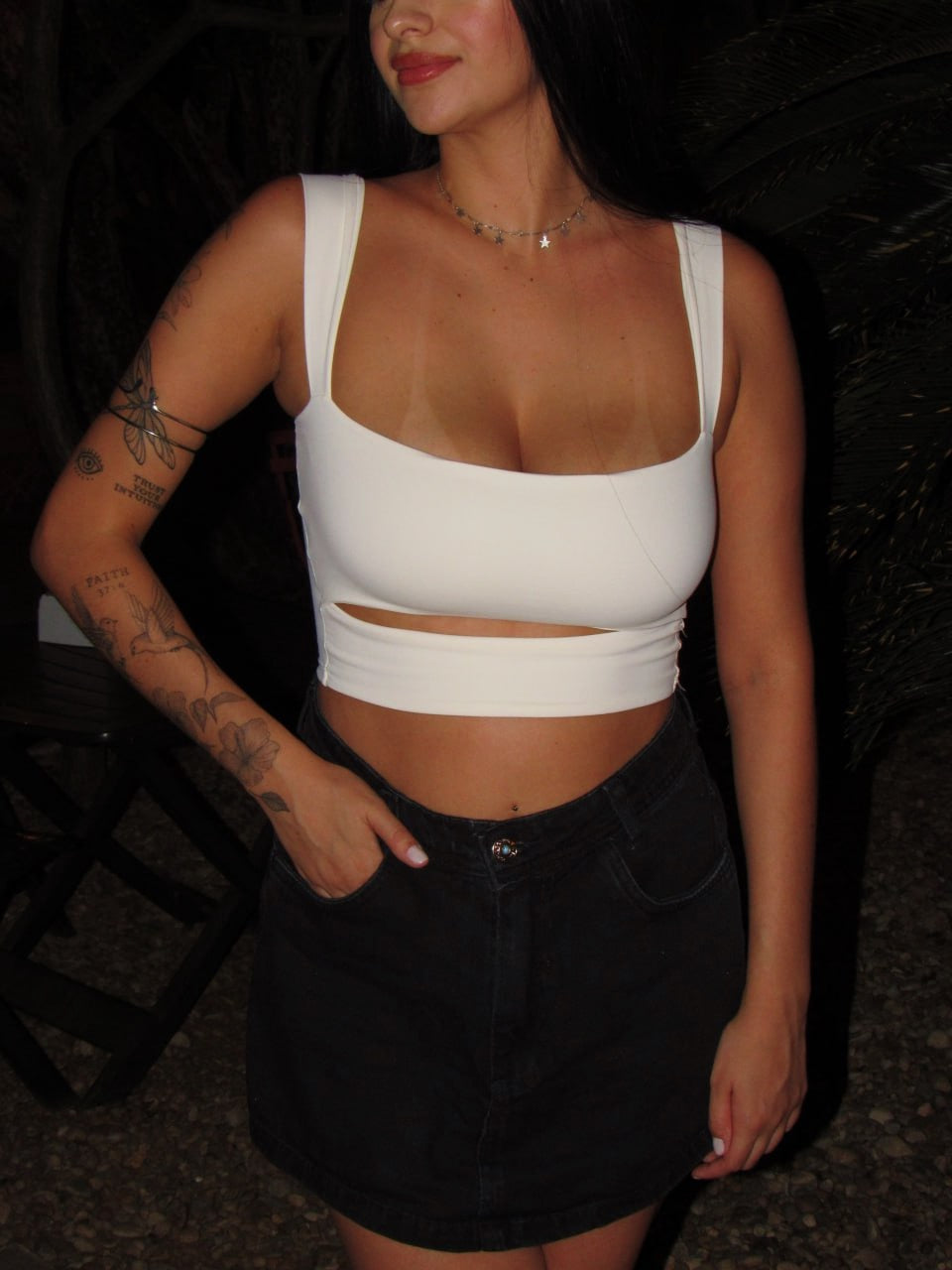 BLUSA LARY CREME