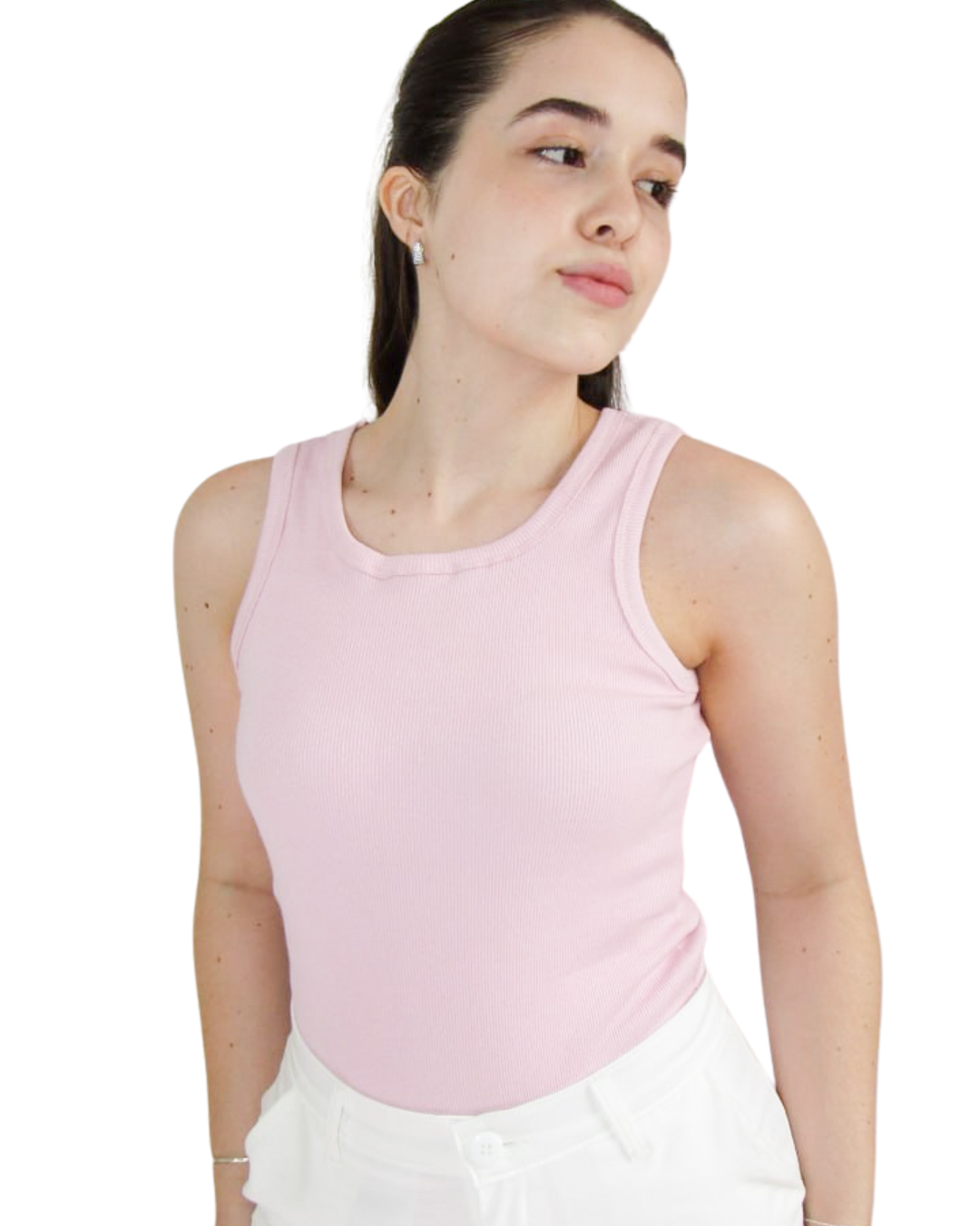 REGATA CANELADA ROSA