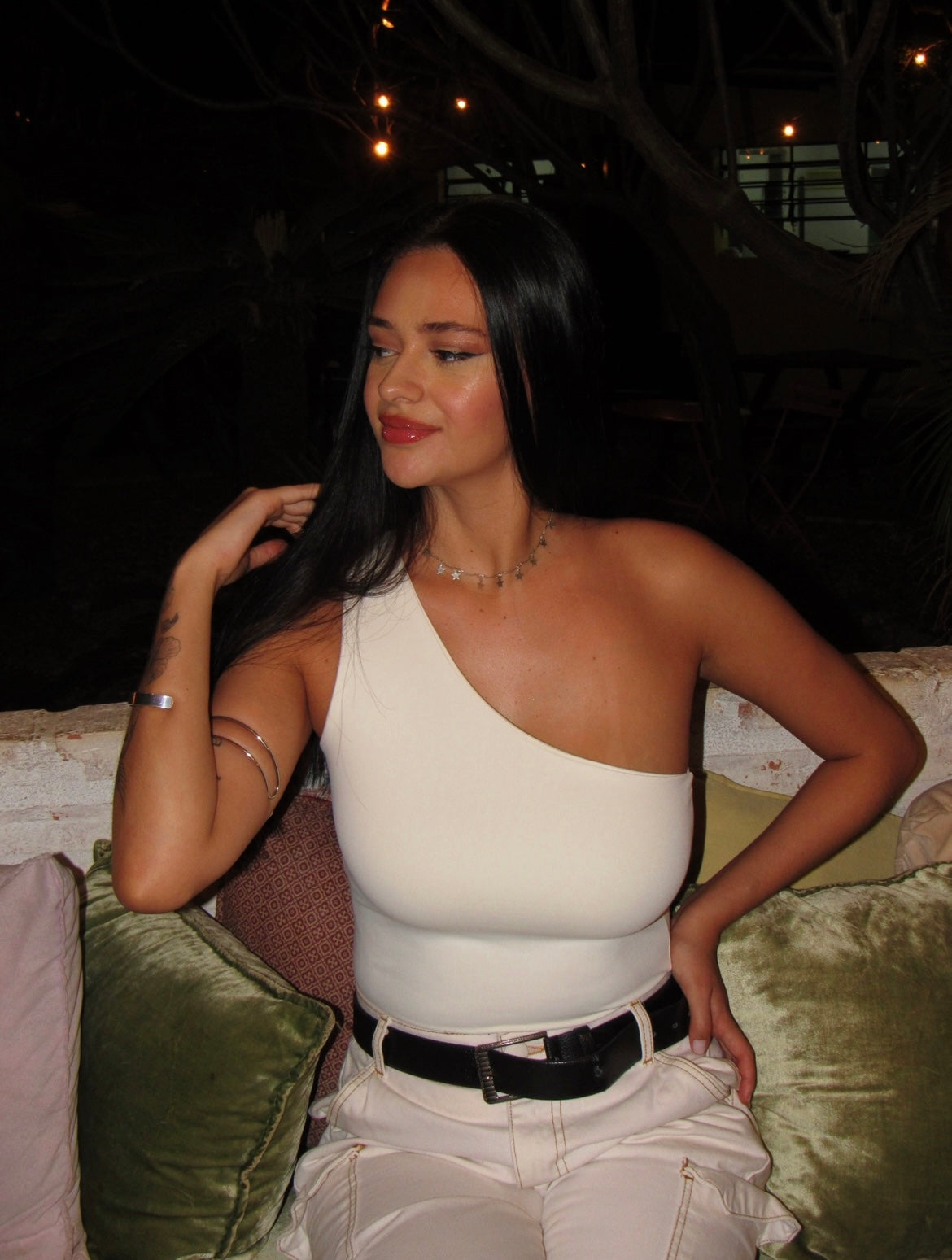 BLUSA NINA CREME