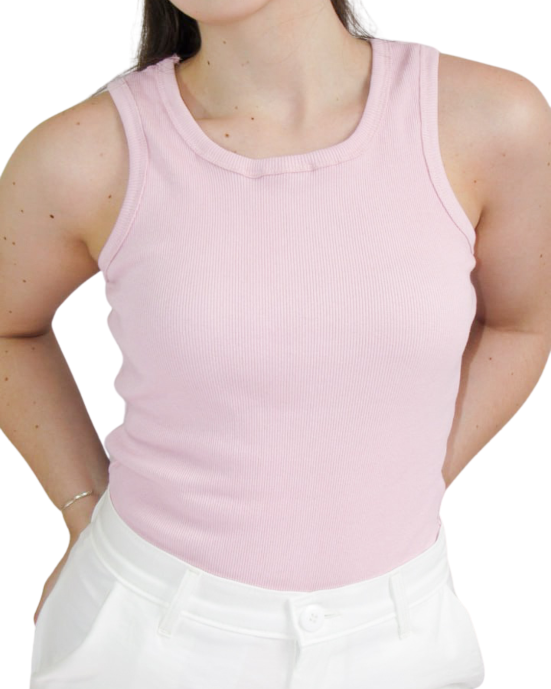 REGATA CANELADA ROSA