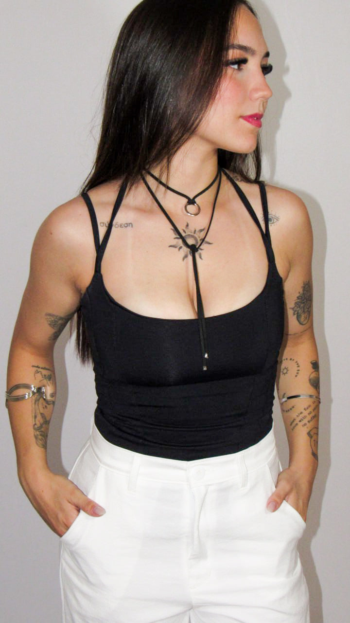 REGATA CORSET PRETO