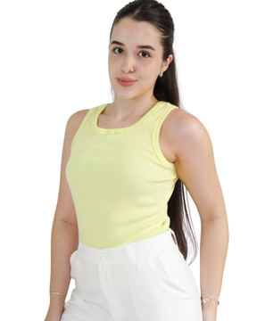 REGATA CANELADA AMARELO